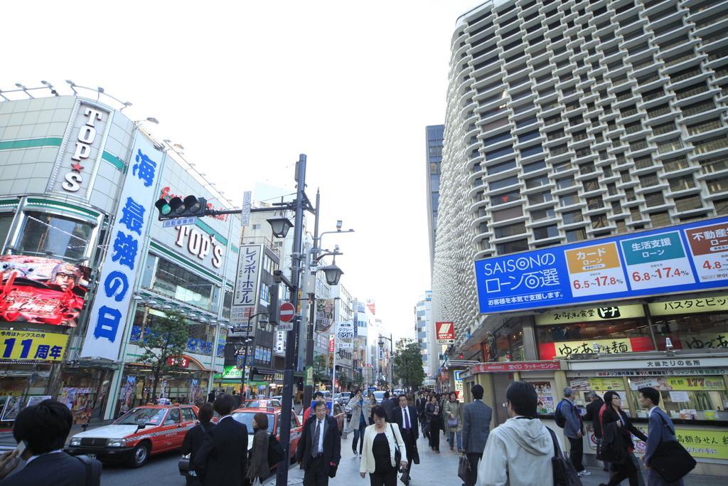 Sotetsu Fresa Inn Shimbashi-Karasumoriguchi Tokió Kültér fotó